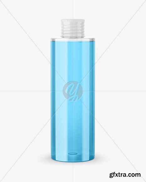 Clear Plastic Bottle Mockup 45779