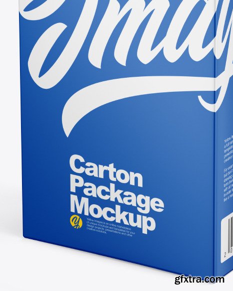 Carton Package Mockup 45792