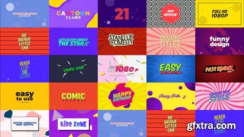 Videohive - Dynamic Cartoon Titles V.2 - 23659183