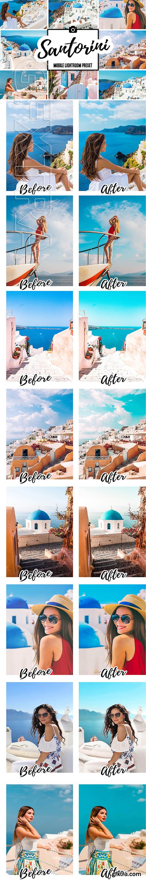 CreativeMarket - SANTORINI Mobile Lightroom Presets 3862558