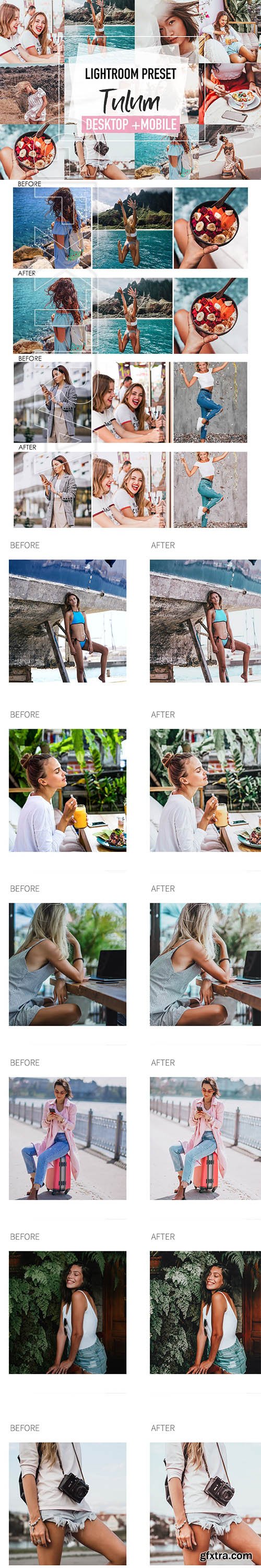 CreativeMarket - TULUM 4 Lightroom Presets 3826231