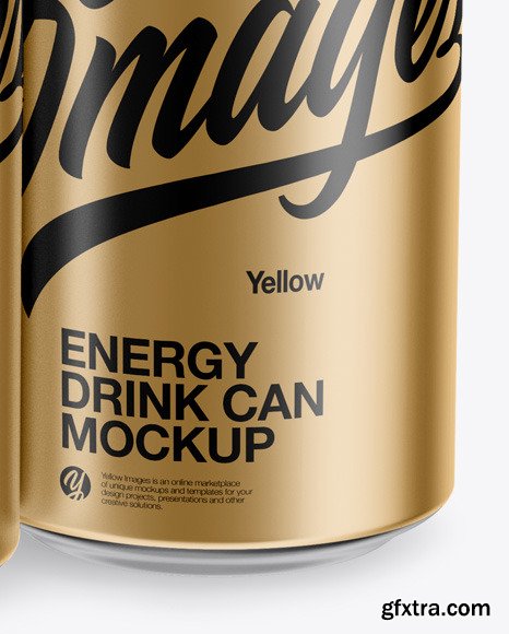 Matte Metallic Cans Mockup 45732