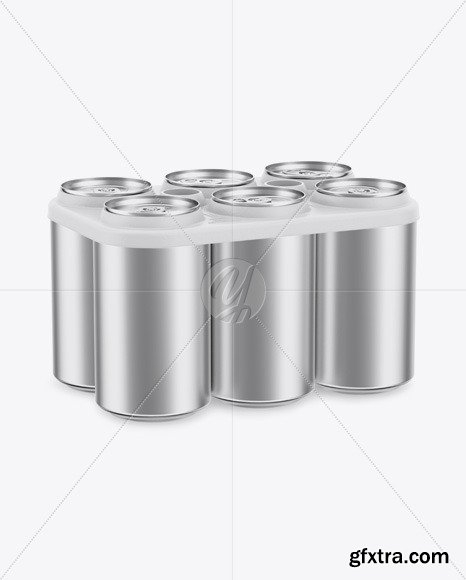 Matte Metallic Cans Mockup 45732