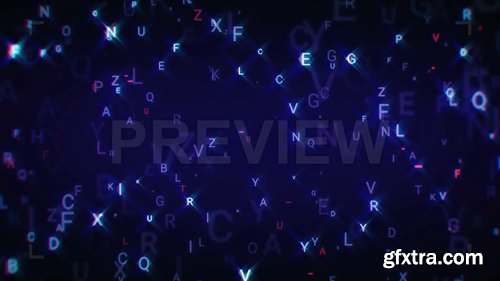 Digital Sparkling Letters 211102