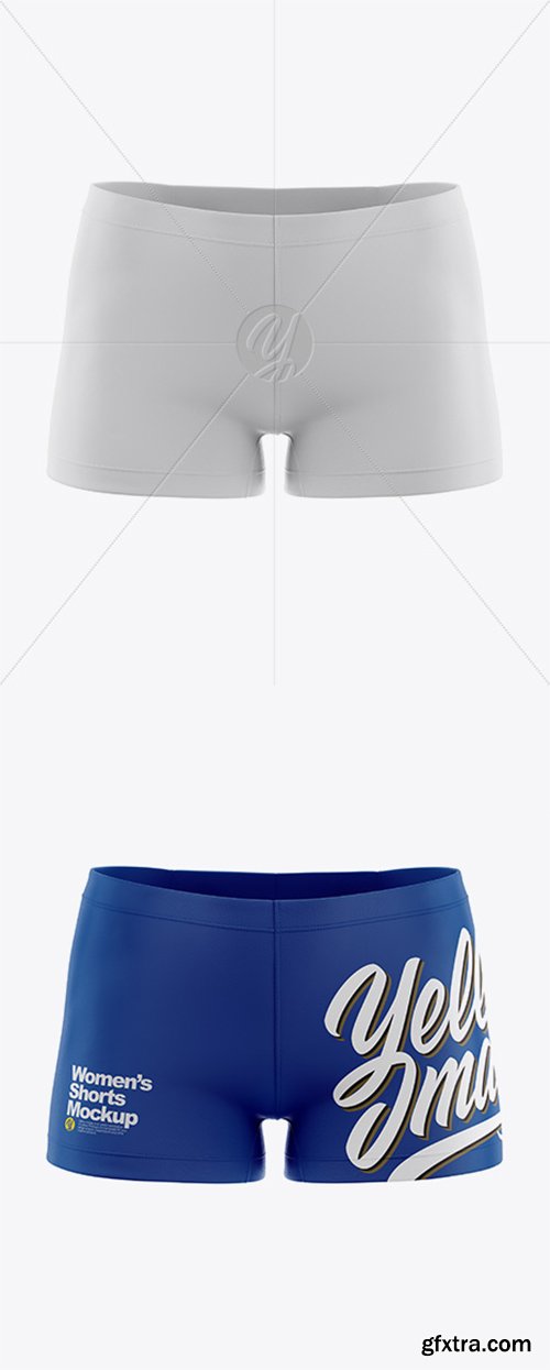 Women's Sport Shorts Mockup 43444