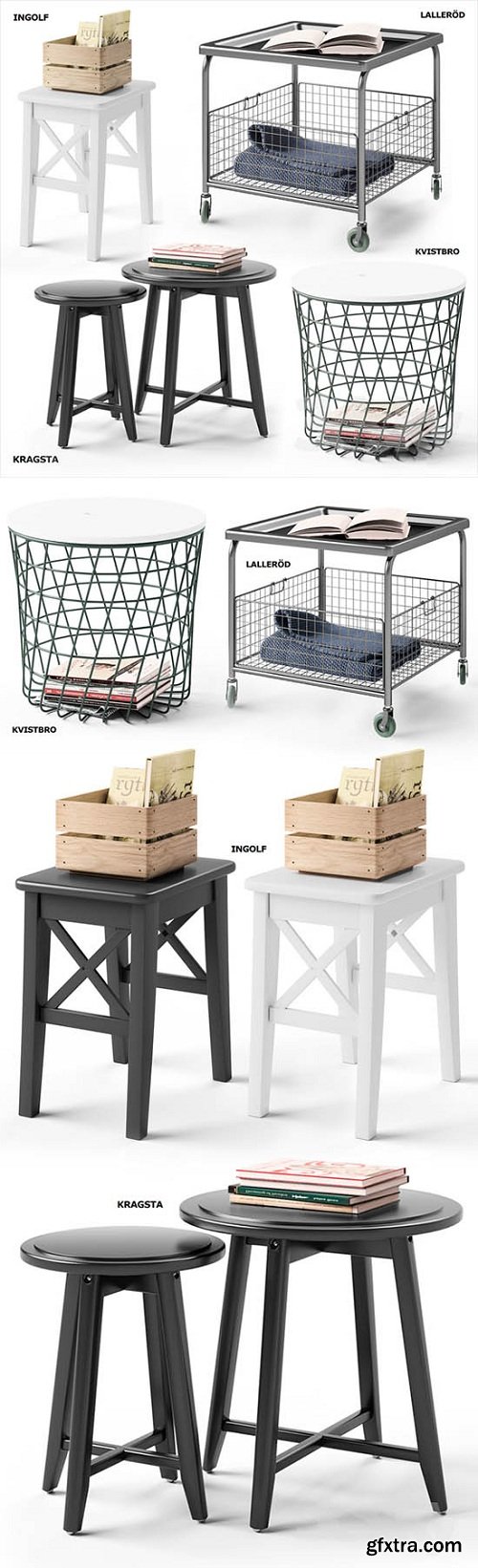 Tables Ikea 3D Model