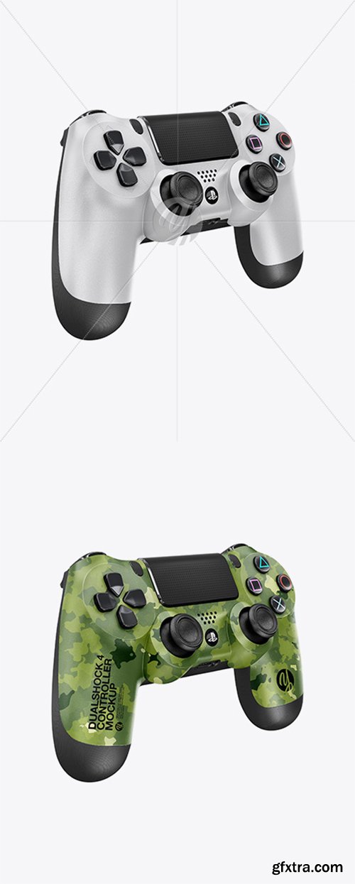 DualShock 4 Controller Mockup - Half Side View 19791