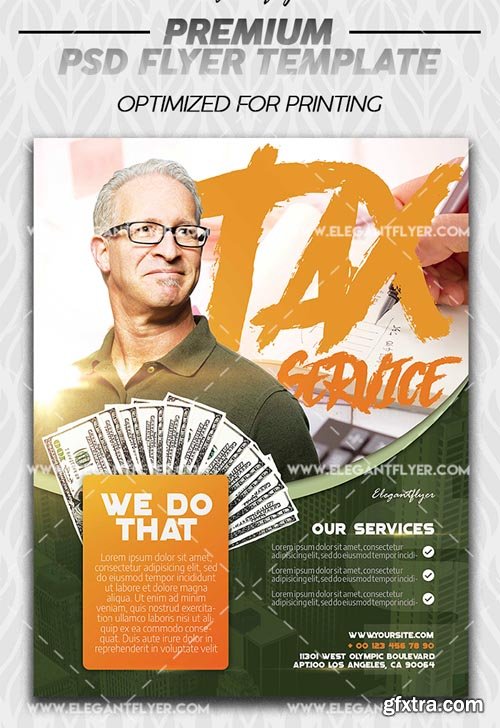 Tax Service V1 2019 Premium Flyer Template in PSD