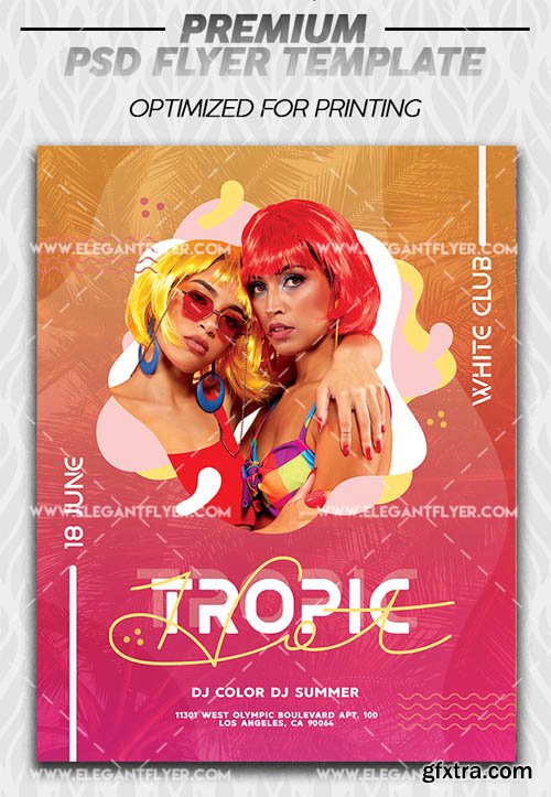 Hot Tropic V30 2019 Premium PSD Flyer Template