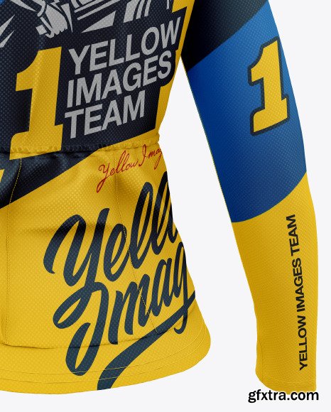 Women`s Cycling Jersey Mockup 45342