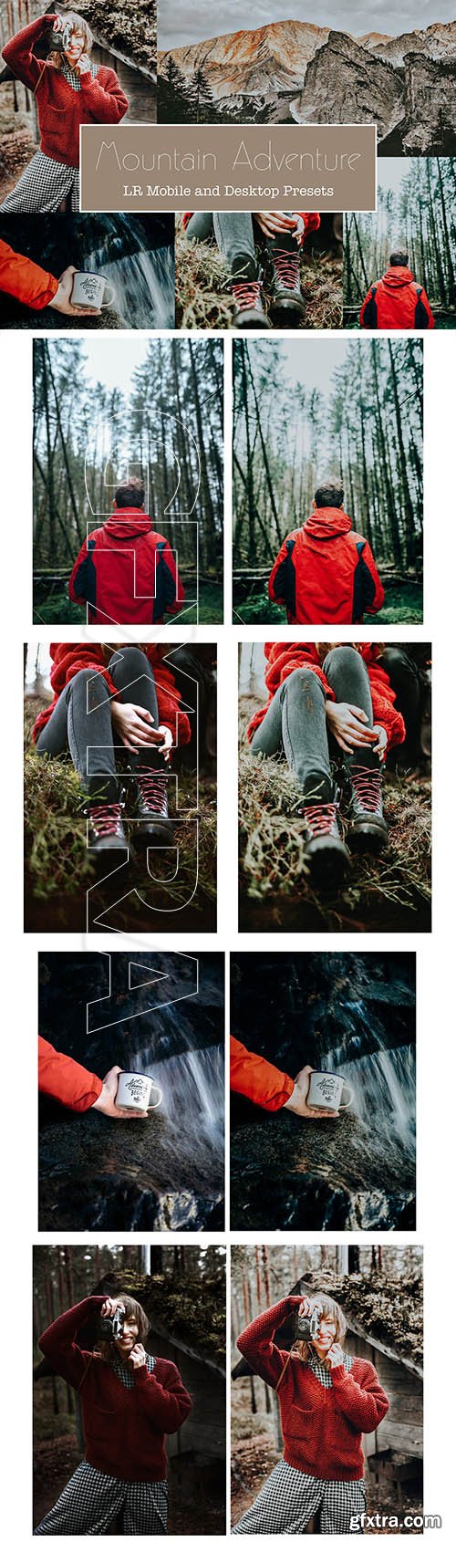 CreativeMarket - Moody Mountain Lightroom Presets 3894764