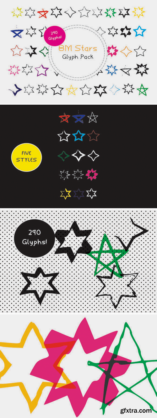 BM Stars Font