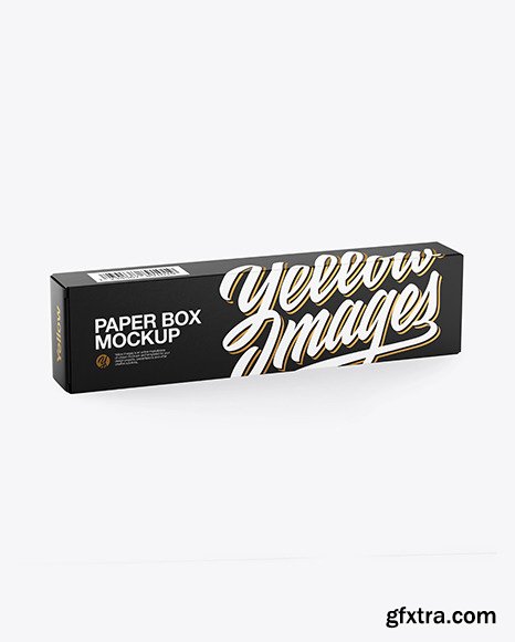 Paper Box with Spaghetti Mockup 45787