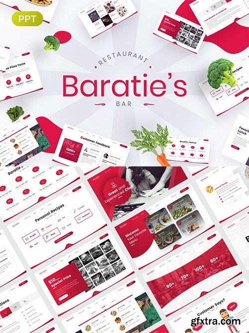 Baratie's Restaurant & Bar PowerPoint Template