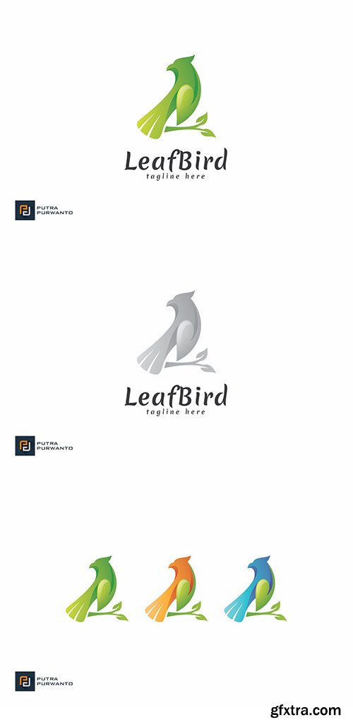 Leaf Bird - Logo Template