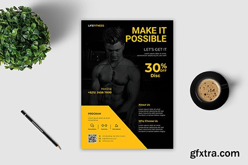 Fitness Flyer Template Vol. 3