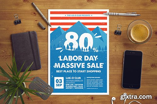 Labor Day Sale Flyer