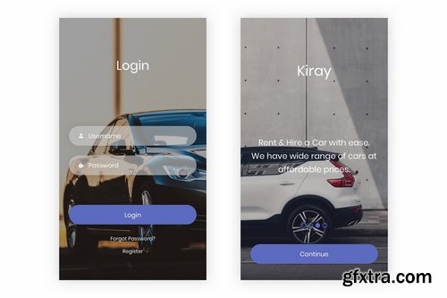 Kiray - Car Rental UI Kit for Sketch