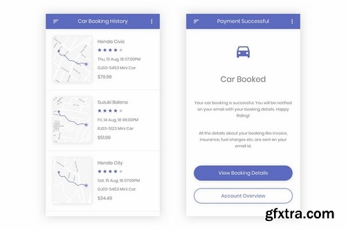 Kiray - Car Rental UI Kit for Sketch