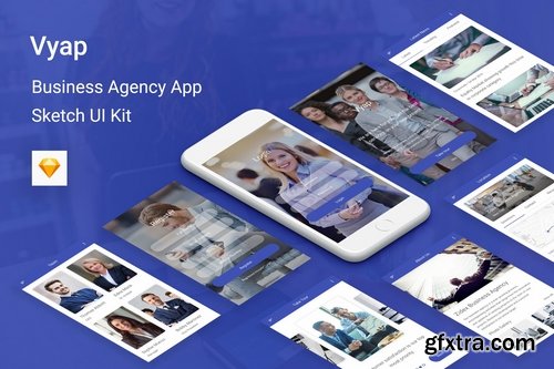 Vyap - Business Agency UI Kit for Sketch