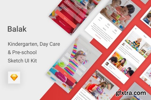 Balak - Kindergarten & Pre-school Sketch UI Kit