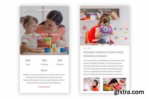 Balak - Kindergarten & Pre-school Sketch UI Kit