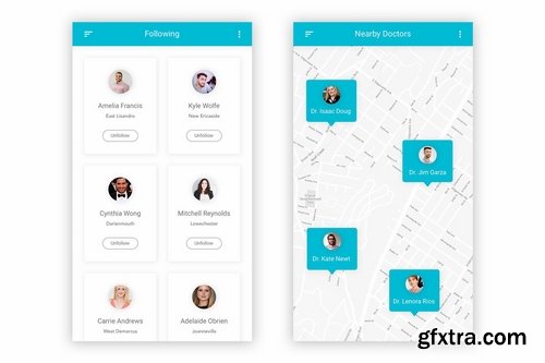 Vaid - Find A Doctor UI Kit for Sketch