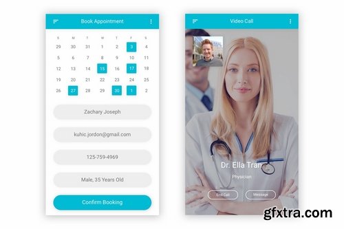 Vaid - Find A Doctor UI Kit for Sketch