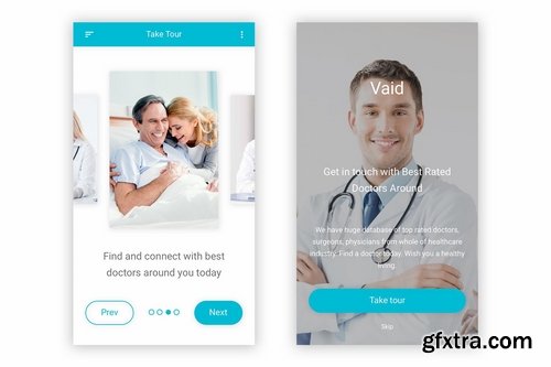 Vaid - Find A Doctor UI Kit for Sketch