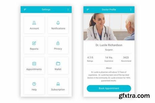 Vaid - Find A Doctor UI Kit for Sketch