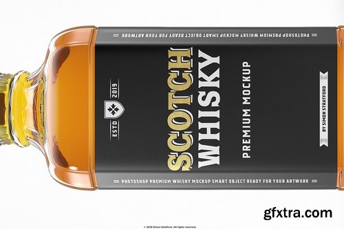 Whisky Bottle Mockup Template