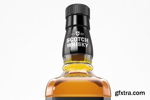 Whisky Bottle Mockup Template