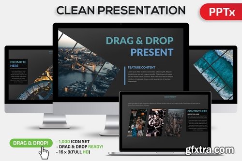 Clean Powerpoint  and Keynote Templates