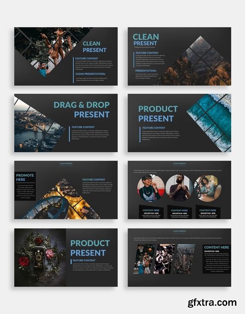 Clean Powerpoint  and Keynote Templates