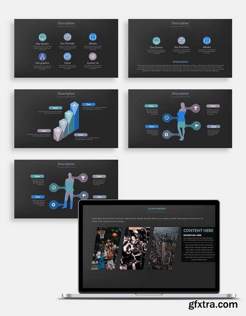 Clean Powerpoint  and Keynote Templates