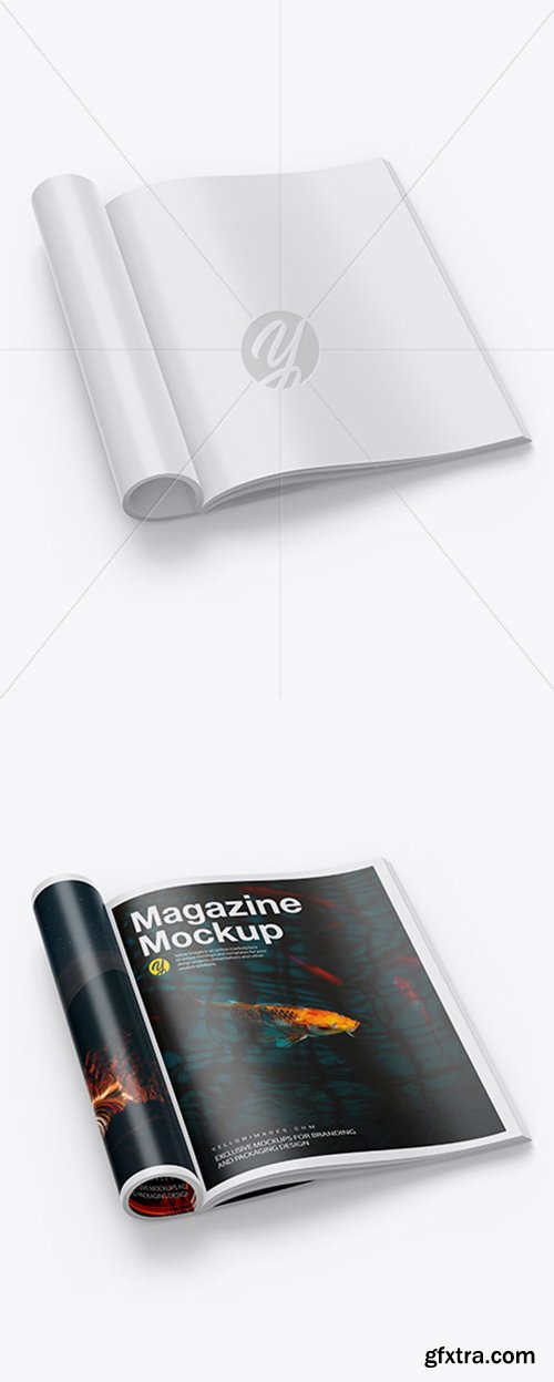 Glossy A4 Magazine Mockup 42466