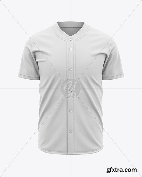 Men\'s Baseball Jersey Mockup - Front View 45647