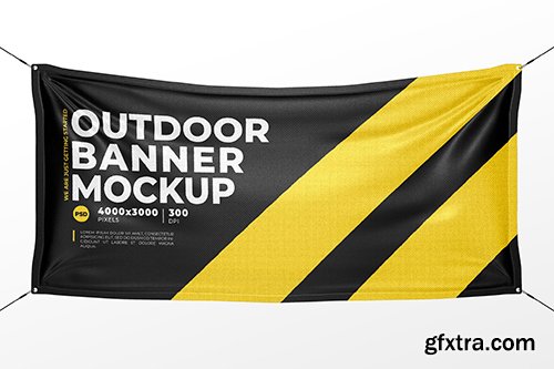 Outdoor Vinyl Banner Mock-Up