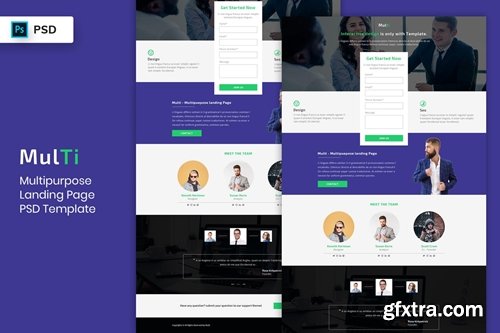 Multipurpose - Landing Page PSD Template-04