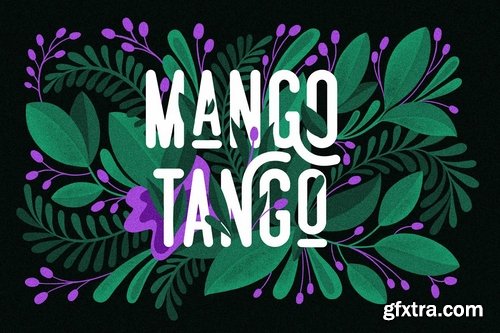 CM - 3 Fonts Mango Tango Collection 3900501