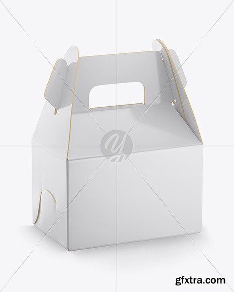 Glossy Paper Box Mockup 45798