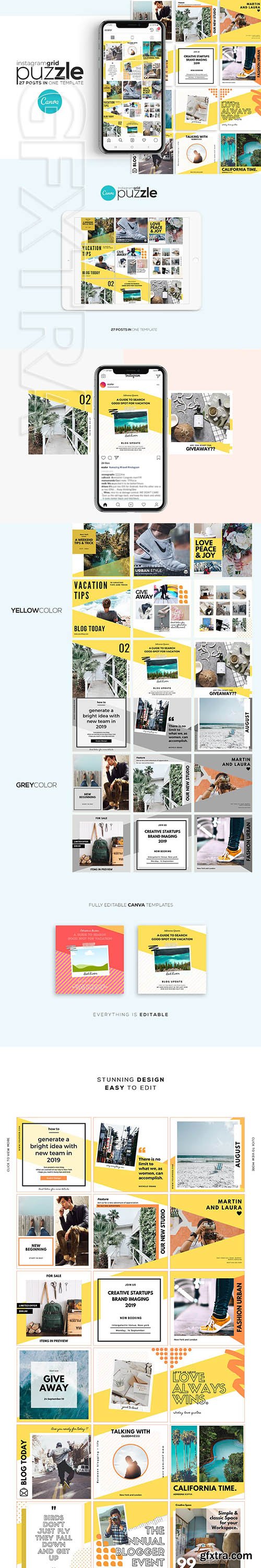 CreativeMarket - Instagram Puzzle Bold 3796771