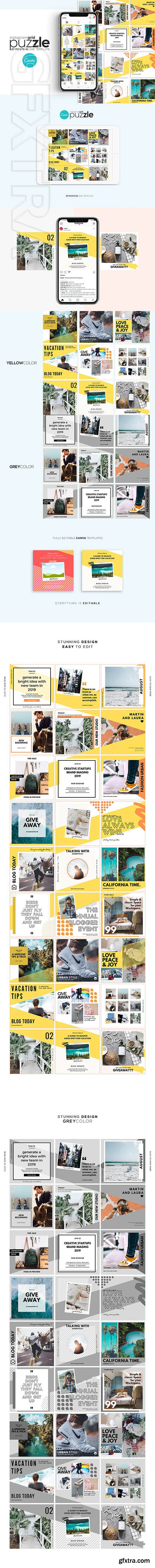 CreativeMarket - Instagram Puzzle Bold 3796771