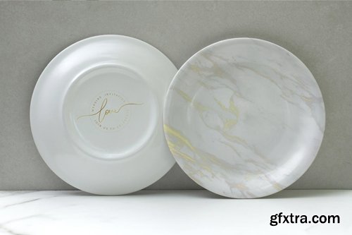 Porcelain Plate Mockup