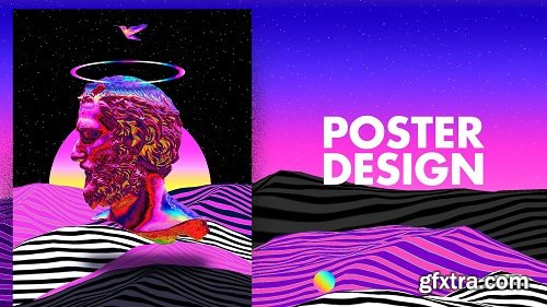 Poster Design : Gradient Modern Style