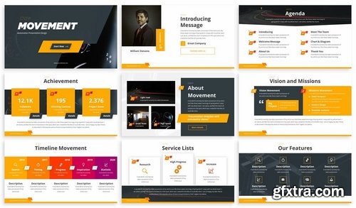 Movement - Automotive Powerpoint Template