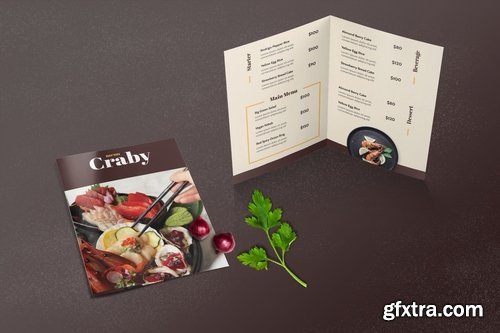 Bifold Restaurant Menu Template