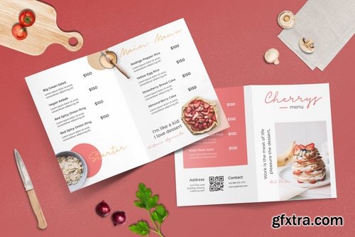 Bifold Restaurant Menu Template