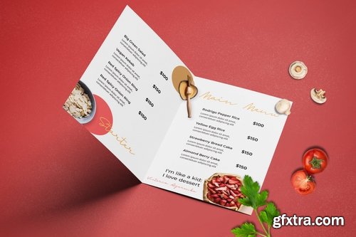 Bifold Restaurant Menu Template