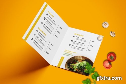 Bifold Restaurant Menu Template